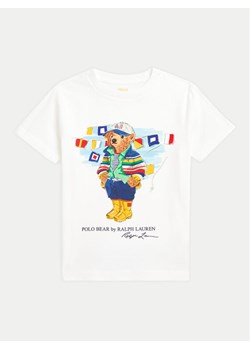Polo Ralph Lauren T-Shirt 323958332001 Biały Regular Fit ze sklepu MODIVO w kategorii Bluzki dziewczęce - zdjęcie 181075273