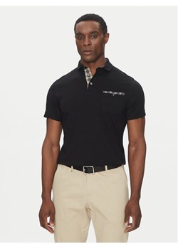 Barbour Polo Corpatch MML1071BK71 Czarny Tailored Fit ze sklepu MODIVO w kategorii T-shirty męskie - zdjęcie 181075284