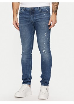 KARL LAGERFELD Jeansy 265801 551832 Granatowy Slim Fit ze sklepu MODIVO w kategorii Jeansy męskie - zdjęcie 181075452