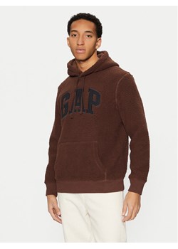 Gap Bluza 498353-01 Brązowy Regular Fit ze sklepu MODIVO w kategorii Bluzy męskie - zdjęcie 181075602