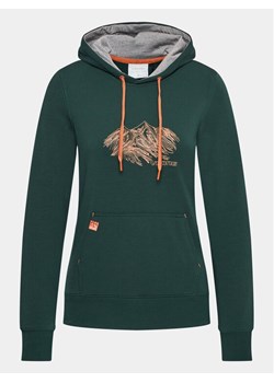 Viking Bluza Bamboo Panaka Hoodie Lady 730/25/8883 Zielony Regular Fit ze sklepu MODIVO w kategorii Bluzy damskie - zdjęcie 181075620