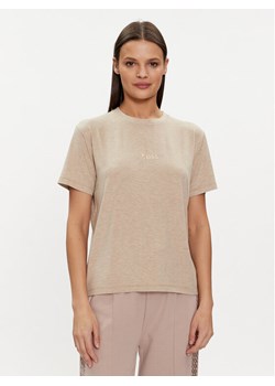 Boss T-Shirt Select 50515539 Beżowy Regular Fit ze sklepu MODIVO w kategorii Bluzki damskie - zdjęcie 181075742