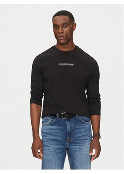 Guess Jeans Longsleeve M5RI84 K8HM0 Czarny Slim Fit ze sklepu MODIVO w kategorii T-shirty męskie - zdjęcie 181075764