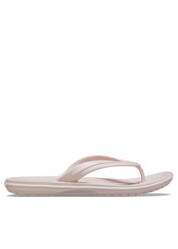 Crocs Japonki Crocband Flip 11033 Beżowy ze sklepu MODIVO w kategorii Klapki damskie - zdjęcie 181075791