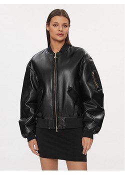 Patrizia Pepe Kurtka z imitacji skóry 8O0123/E005-K103 Czarny Regular Fit ze sklepu MODIVO w kategorii Kurtki damskie - zdjęcie 181075794