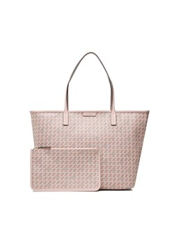 Tory Burch Torebka Basketweave Tote 145634 Różowy ze sklepu MODIVO w kategorii Torby Shopper bag - zdjęcie 181075864
