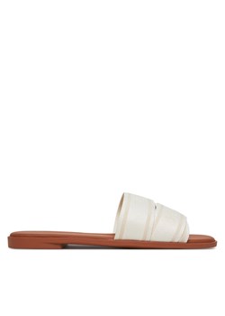 Tommy Hilfiger Klapki Webbing Mule FW0FW08421 Biały ze sklepu MODIVO w kategorii Klapki damskie - zdjęcie 181075922