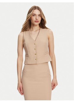 Maryley Kamizelka 25EB128/43PG Beżowy Regular Fit ze sklepu MODIVO w kategorii Kamizelki damskie - zdjęcie 181075990