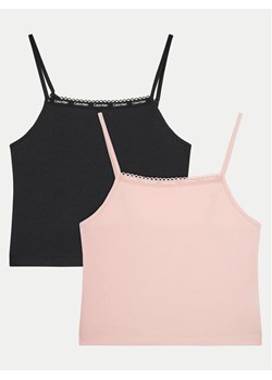Calvin Klein Underwear Komplet 2 topów G80G800720 Kolorowy Slim Fit ze sklepu MODIVO w kategorii Bluzki dziewczęce - zdjęcie 181075992