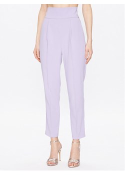 Pinko Spodnie materiałowe Natalia 100052 7624 Fioletowy Regular Fit ze sklepu MODIVO w kategorii Spodnie damskie - zdjęcie 181076050