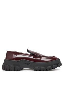 Weekend Max Mara Loafersy Conero 2425526015600 Bordowy ze sklepu MODIVO w kategorii Lordsy damskie - zdjęcie 181076063