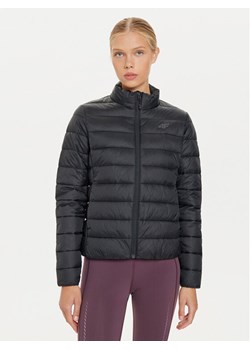 4F Kurtka zimowa 4FWAW24TDJAF467 Czarny Slim Fit ze sklepu MODIVO w kategorii Kurtki damskie - zdjęcie 181076092