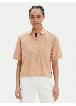 Vans Koszula Mcmillan Ss Top VN000F74 Brązowy Regular Fit ze sklepu MODIVO w kategorii Koszule damskie - zdjęcie 181076122