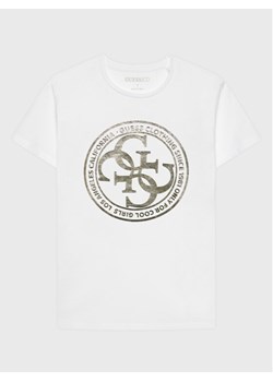 Guess T-Shirt J3GI02 K6YW3 Biały Regular Fit ze sklepu MODIVO w kategorii T-shirty chłopięce - zdjęcie 181076292