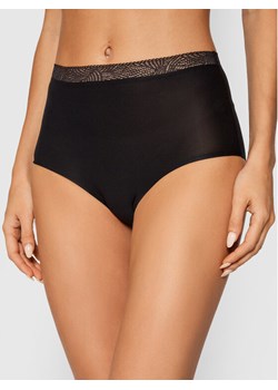 Chantelle Figi klasyczne z wysokim stanem Soft Stretch C11G70 Czarny ze sklepu MODIVO w kategorii Majtki damskie - zdjęcie 181076331