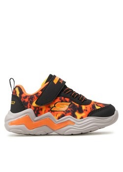 Skechers Sneakersy Rolden 400124N/BKOR Pomarańczowy ze sklepu MODIVO w kategorii Buty sportowe dziecięce - zdjęcie 181076384