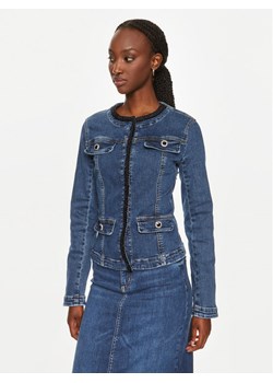 Liu Jo Kurtka jeansowa UF4094 D4448 Granatowy Regular Fit ze sklepu MODIVO w kategorii Kurtki damskie - zdjęcie 181076434