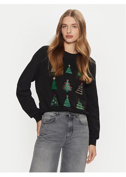 ONLY Bluza Yda Xmas 15270956 Czarny Regular Fit ze sklepu MODIVO w kategorii Bluzy damskie - zdjęcie 181076484