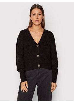 Vero Moda Kardigan Lea 10249632 Czarny Relaxed Fit ze sklepu MODIVO w kategorii Swetry damskie - zdjęcie 181076513