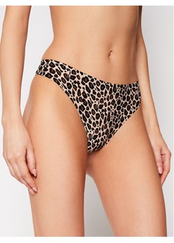 Chantelle Stringi Soft Stretch C11D90 Brązowy ze sklepu MODIVO w kategorii Majtki damskie - zdjęcie 181076581