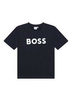 Boss T-Shirt J25P24 S Granatowy Regular Fit ze sklepu MODIVO w kategorii T-shirty chłopięce - zdjęcie 181076690