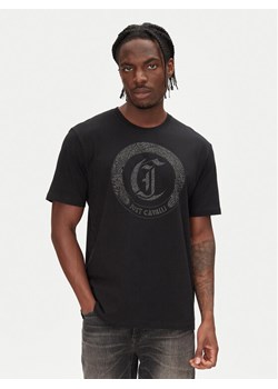 Just Cavalli T-Shirt 78OAHE22 Czarny Regular Fit - id: 0000305214027 - marki Just Cavalli - 181076912 Just Cavalli T-Shirt 78OAHE22 Czarny Regular Fit ze sklepu MODIVO w kategorii T-shirty męskie - zdjęcie 181076912