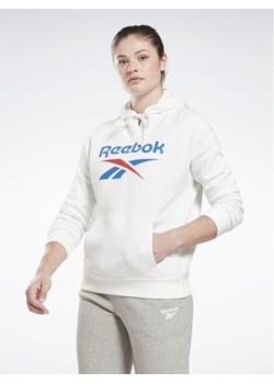 Reebok Bluza Identity Big Logo H54749 Biały Loose Fit ze sklepu MODIVO w kategorii Bluzy damskie - zdjęcie 181076934