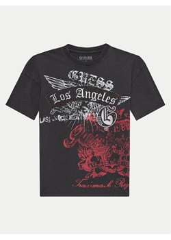 Guess T-Shirt L4YI53K 8HM4 Czarny Regular Fit - id: 0000303928681 - marki Guess - 181076970 Guess T-Shirt L4YI53K 8HM4 Czarny Regular Fit ze sklepu MODIVO w kategorii T-shirty chłopięce - zdjęcie 181076970