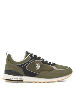 U.S. Polo Assn. Sneakersy TABRY007A Khaki ze sklepu MODIVO w kategorii Buty sportowe męskie - zdjęcie 181077003