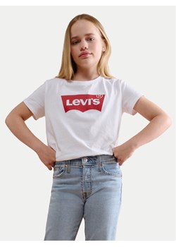 Levi's® T-Shirt 4EK825-W5J Biały Regular Fit ze sklepu MODIVO w kategorii Bluzki dziewczęce - zdjęcie 181077191