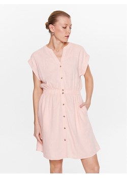 Moss Copenhagen Sukienka codzienna 17502 Różowy Basic Fit ze sklepu MODIVO w kategorii Sukienki - zdjęcie 181077234