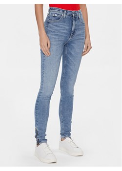Calvin Klein Jeans Jeansy J20J222773 Niebieski Super Skinny Fit ze sklepu MODIVO w kategorii Jeansy damskie - zdjęcie 181077264