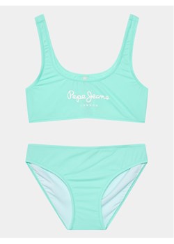 Pepe Jeans Strój kąpielowy Pepe Sc Bikini Set PGB10406 Niebieski ze sklepu MODIVO w kategorii Stroje kąpielowe - zdjęcie 181077370
