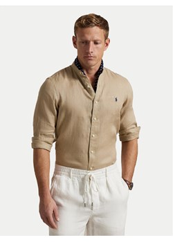 Polo Ralph Lauren Koszula 710968925004 Beżowy Slim Fit ze sklepu MODIVO w kategorii Koszule męskie - zdjęcie 181077401