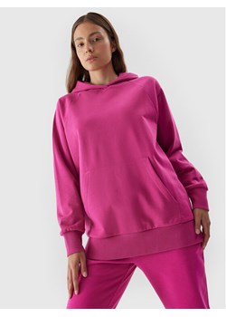 4F Bluza 4FAW23TSWSF0725 Różowy Regular Fit ze sklepu MODIVO w kategorii Bluzy damskie - zdjęcie 181077453