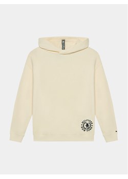 Tommy Hilfiger Bluza Crest Logo KB0KB08712 D Beżowy Regular Fit ze sklepu MODIVO w kategorii Bluzy chłopięce - zdjęcie 181077460