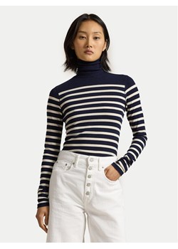 Polo Ralph Lauren Golf 211947943001 Granatowy Slim Fit ze sklepu MODIVO w kategorii Swetry damskie - zdjęcie 181077461