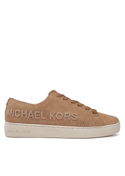 Michael Kors Sneakersy Keaton Lace up 43R5KEFS1S Brązowy ze sklepu MODIVO w kategorii Buty sportowe damskie - zdjęcie 181077491