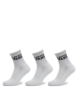 Vans Zestaw 3 par wysokich skarpet męskich Classic VN000BHX Biały ze sklepu MODIVO w kategorii Skarpetki męskie - zdjęcie 181077872