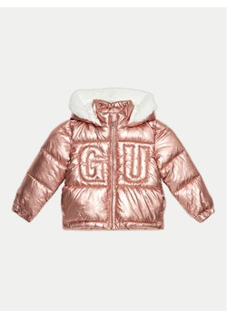 Guess Kurtka puchowa K4BL05 WEYO0 Różowy Regular Fit ze sklepu MODIVO w kategorii Kurtki dziewczęce - zdjęcie 181077922