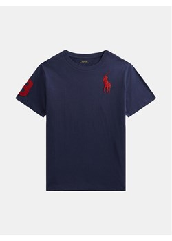 Polo Ralph Lauren T-Shirt 323832907039 Granatowy Regular Fit - id: 0000303809676 - marki Polo Ralph Lauren - 181077933 Polo Ralph Lauren T-Shirt 323832907039 Granatowy Regular Fit ze sklepu MODIVO w kategorii T-shirty chłopięce - zdjęcie 181077933