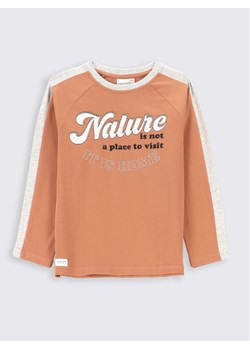 Coccodrillo Bluzka ZC2143102FOK Brązowy Regular Fit ze sklepu MODIVO w kategorii T-shirty chłopięce - zdjęcie 181078051