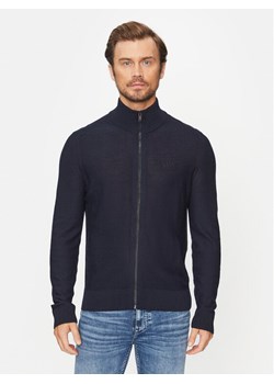 Boss Sweter Avac_Fz 50501750 Granatowy Regular Fit ze sklepu MODIVO w kategorii Swetry męskie - zdjęcie 181078152
