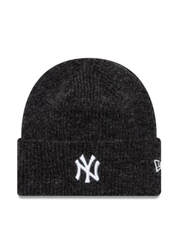 New Era Czapka NEW ERA-Wide Cuff Bean Szary ze sklepu MODIVO w kategorii Czapki zimowe damskie - zdjęcie 181078163