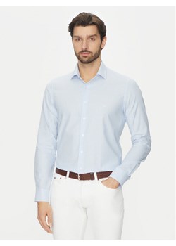 Michael Kors Koszula MK0DS01408 Błękitny Slim Fit ze sklepu MODIVO w kategorii Koszule męskie - zdjęcie 181078171