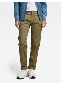 G-Star Raw Chinosy D22539-C072-B212 Zielony Boyfriend Fit ze sklepu MODIVO w kategorii Spodnie damskie - zdjęcie 181078274