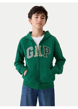 Gap Bluza 542315-01 Zielony Relaxed Fit ze sklepu MODIVO w kategorii Bluzy chłopięce - zdjęcie 181078303