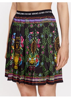 Versace Jeans Couture Spódnica plisowana 74HAE813 Czarny Regular Fit - id: 0000302553648 - marki Versace Jeans - 181078464 Versace Jeans Couture Spódnica plisowana 74HAE813 Czarny Regular Fit ze sklepu MODIVO w kategorii Spódnice - zdjęcie 181078464