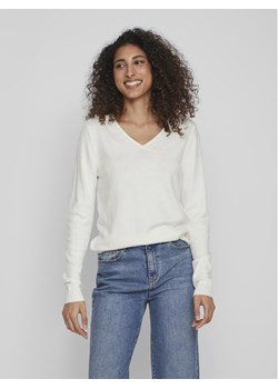 Vila Sweter Ril 14042769 Biały Regular Fit ze sklepu MODIVO w kategorii Swetry damskie - zdjęcie 181078553