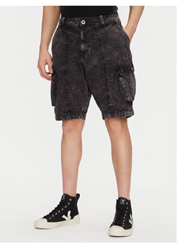Alpha Industries Szorty jeansowe Canvas Acid Short 156259 Czarny Regular Fit ze sklepu MODIVO w kategorii Spodenki męskie - zdjęcie 181078643